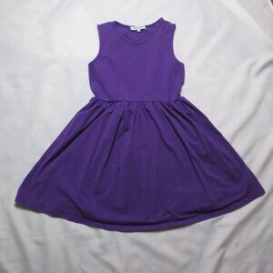 4/$14 GRACE KARIN girls DRESS purple SLEEVELESS twirl skirt COMFY SIZE 11/12